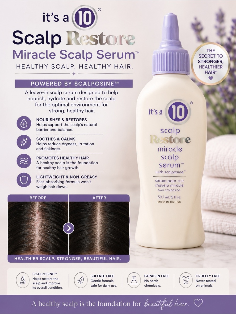 Scalp Restore Miracle Scalp Serum - Cream (Leave-In)